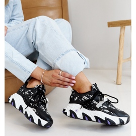 Crne tenisice s debelim Melsen đonom crna 1