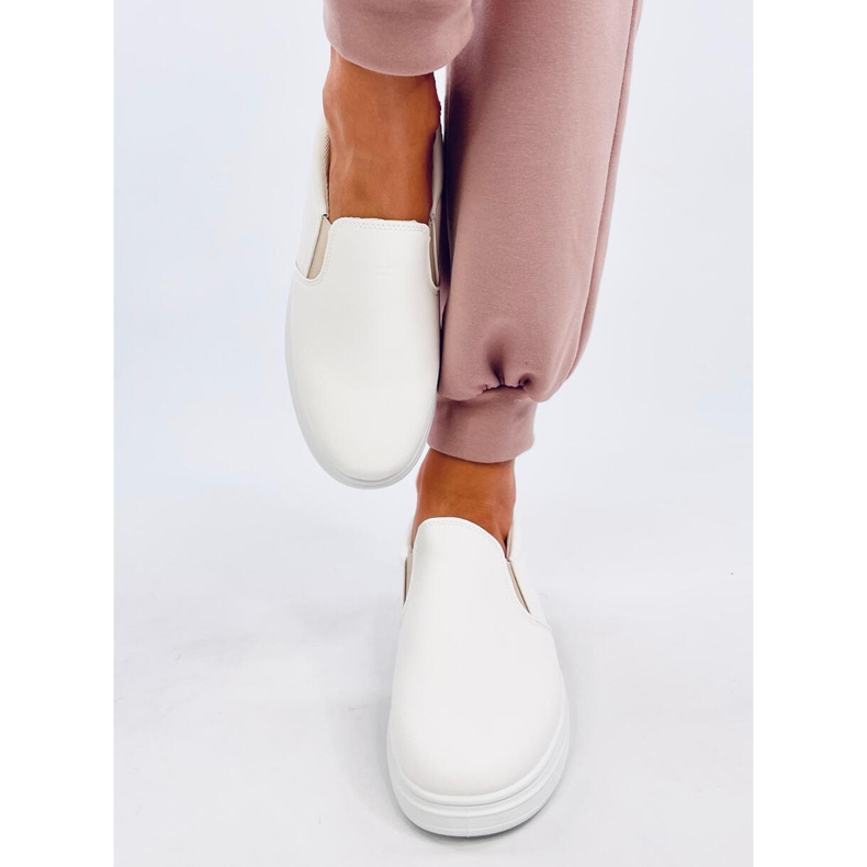 Alliot White/Beige slip-on tenisice bijela 1