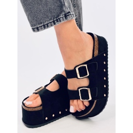 Galzai crne plutene japanke s platformom crna 2