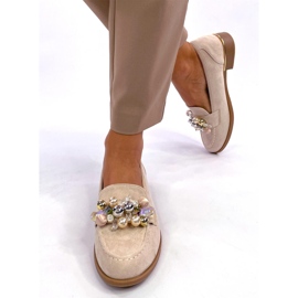 Anselme bež mokasinke od kamena 1