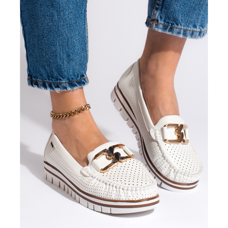 Goodin Ažurirane bijele natikače na platformu bijela 2