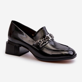 Lakirane kožne cipele crne S.Barski MR38-960 crna 1