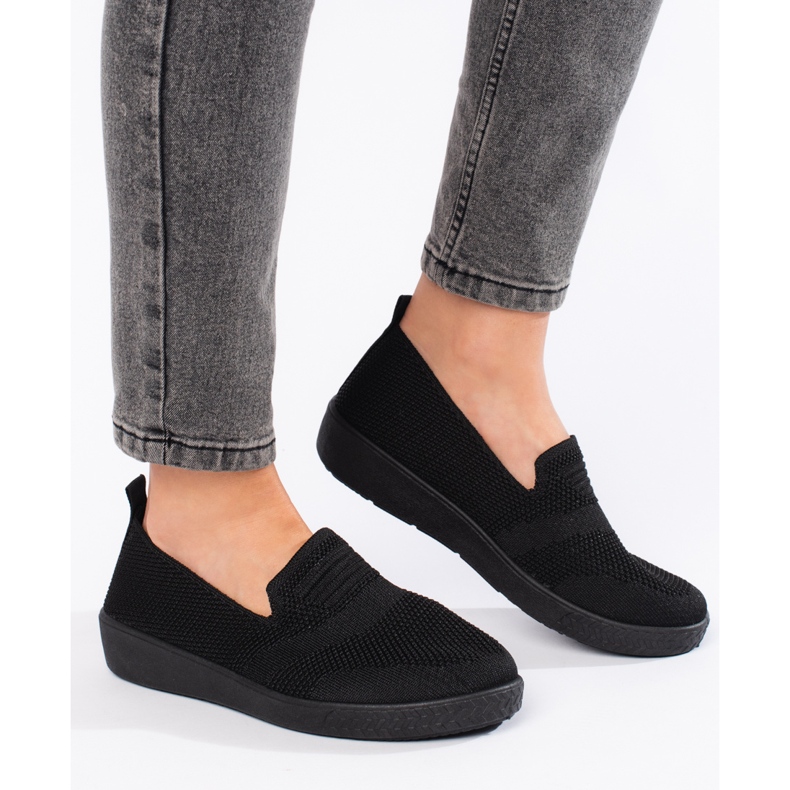 Crne slip-on tenisice crno 2