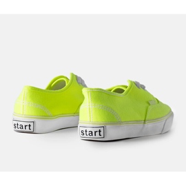 Žute dječje Costrana tenisice žuta boja 1