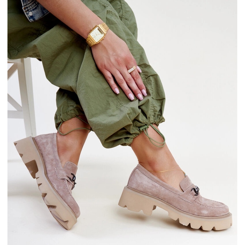 Vinceza smeđe natikače od brušene kože smeđa 1