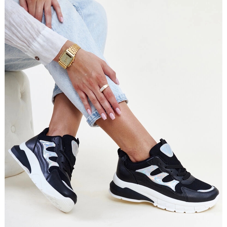 Crne tenisice s debelim Matea potplatom crna 1