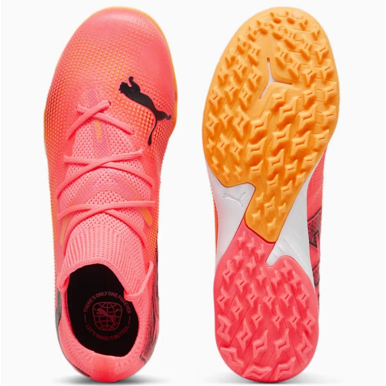 Puma Future 7 Match Tt + Mid Jr 107731-03 tenisice za nogomet ružičasta 1