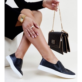 Crne Hilal slip-on tenisice crno 1