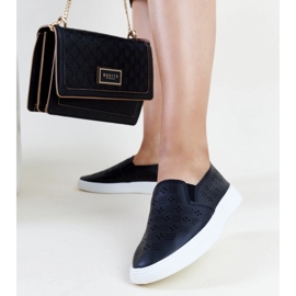 Crne Hilal slip-on tenisice crno 2