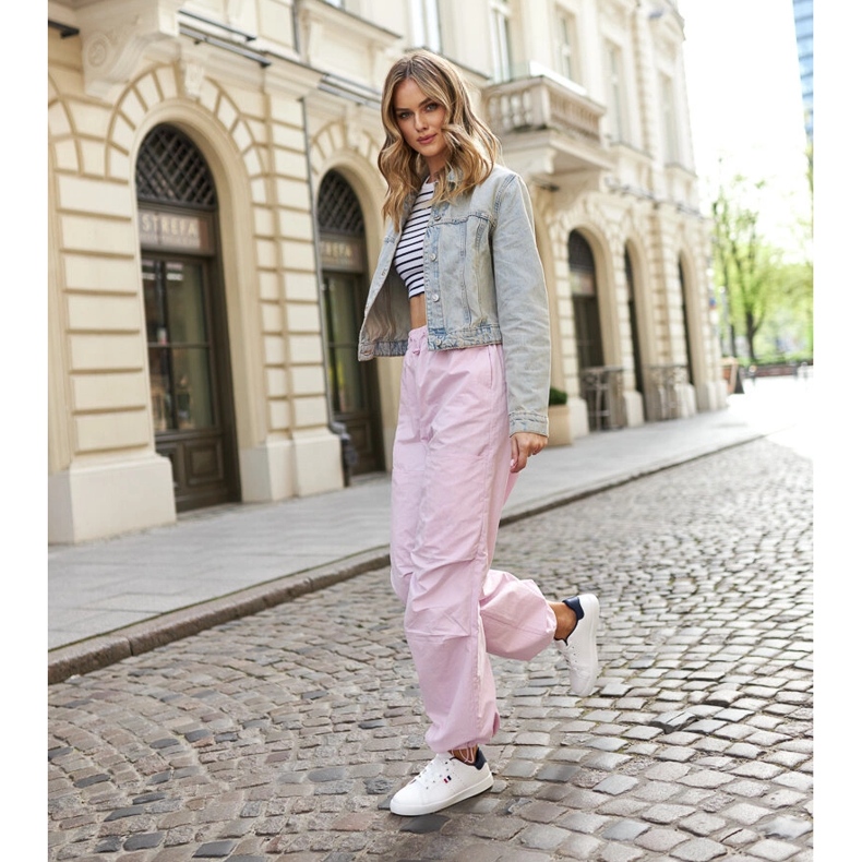 Bijele Gioya tenisice od eko kože bijela 2