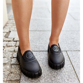 Crne cipele sa masivnim Teska đonom crno 2