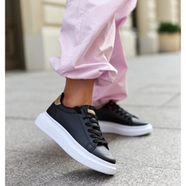 Crne tenisice s debelim đonom Ivalu crno 1