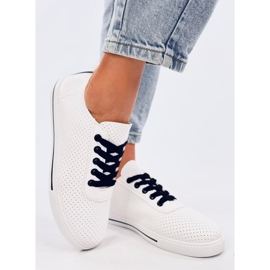 Costier Crne ženske ažur tenisice bijela 2