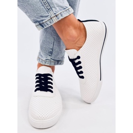 Costier Crne ženske ažur tenisice bijela 1