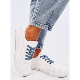 Costier Light Blue ženske ažur tenisice bijela 2