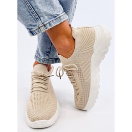 Jaussa Beige sportske cipele s čarapama bež 1