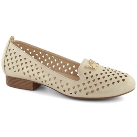 M.Daszyński W SAN35 zlatne ažur cipele zlatna 1