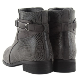 Čizme Jodhpur čizme W148 sive siva 2