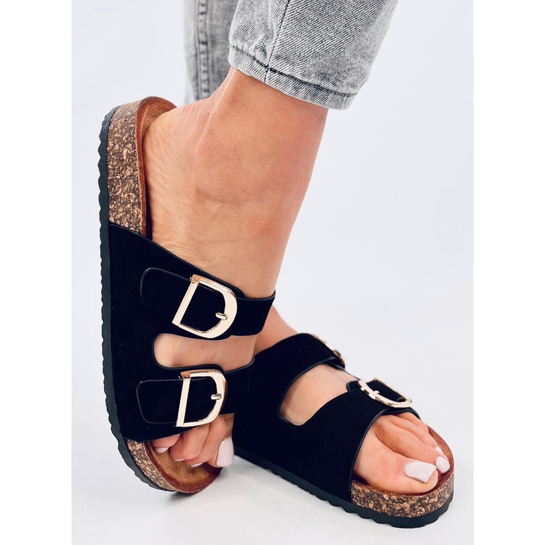 Byrd Papuče od crnog pluta 2