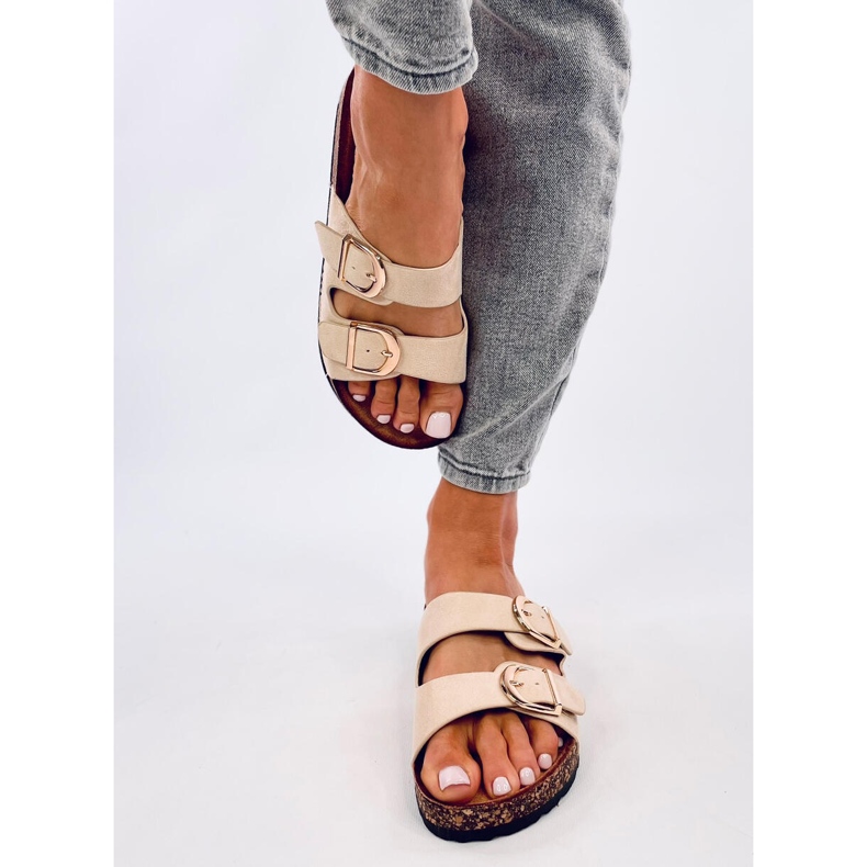 Bež plutene papuče Scholki Byrd 1