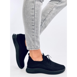 Brisson Allblack sportske cipele s čarapama crno 2