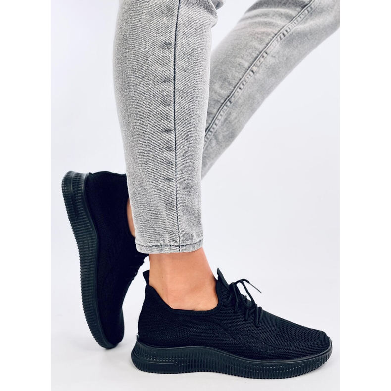 Brisson Allblack sportske cipele s čarapama crno 2