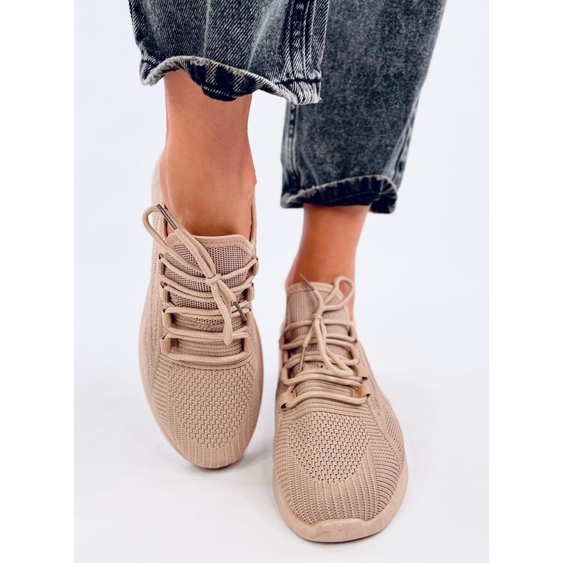 Guelfi kaki sportske cipele s čarapama bež 1