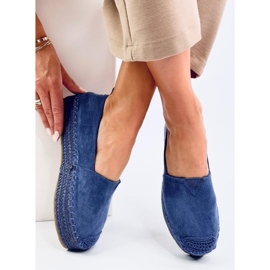 Poulain Blue espadrile s debelim potplatom plava 1