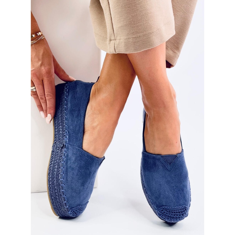Poulain Blue espadrile s debelim potplatom plava 1