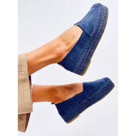 Poulain Blue espadrile s debelim potplatom plava 2
