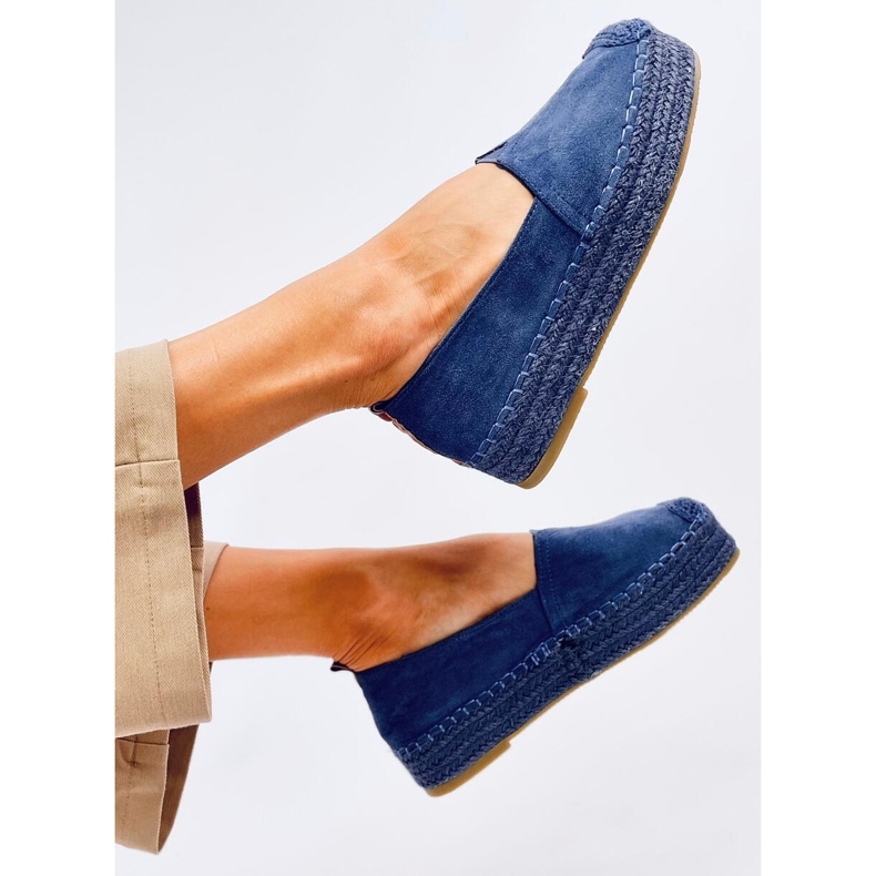 Poulain Blue espadrile s debelim potplatom plava 2