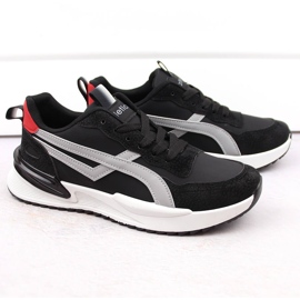 Muške crne sportske cipele na vezanje Atletico 23721 crna 1