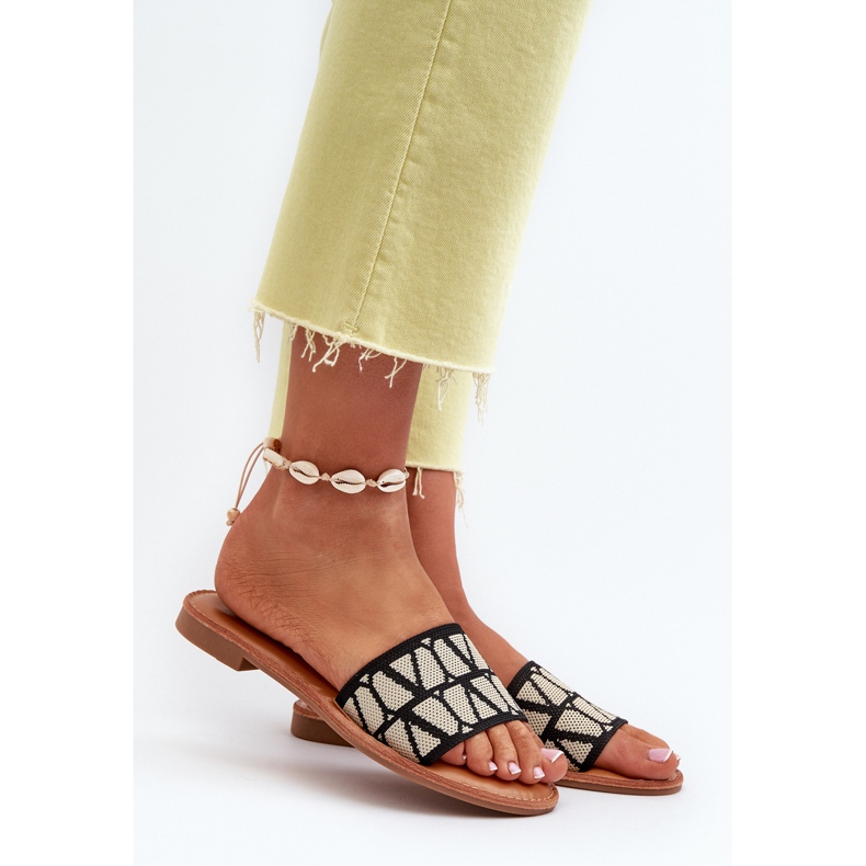 Ženske ravne japanke crne Traivea crna 2