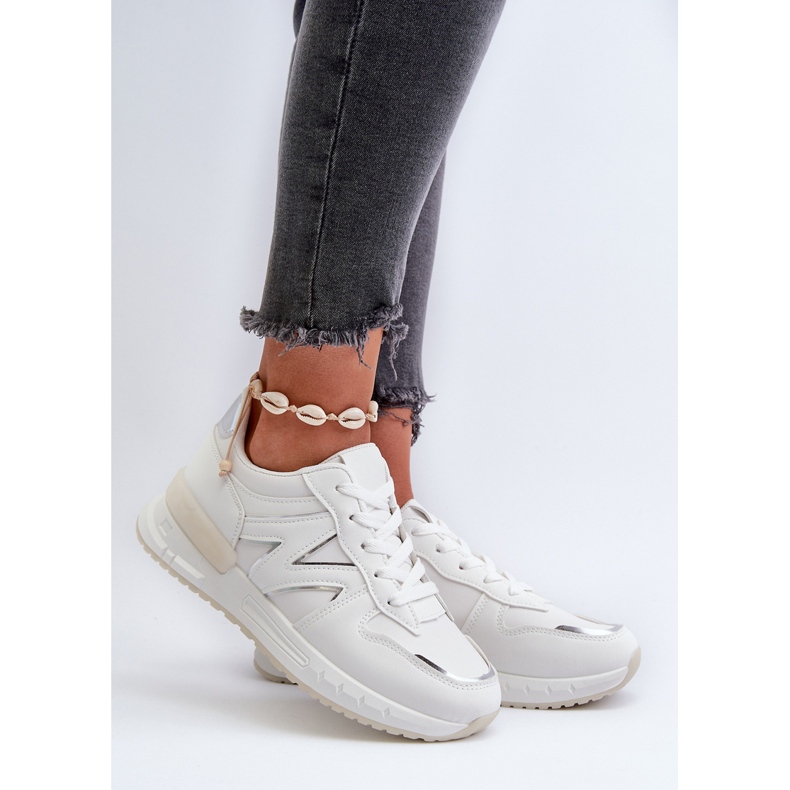 Ženske tenisice od eko kože Bijele Kaimanke bijela 2