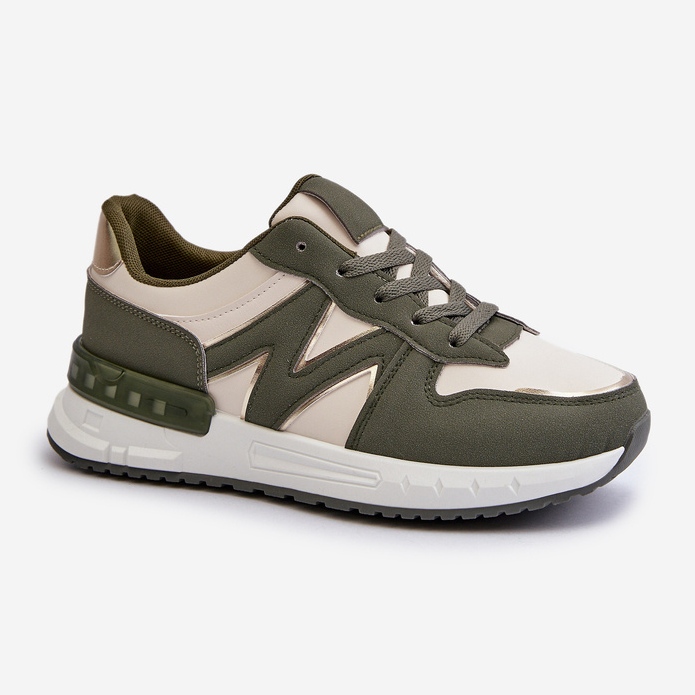 Ženske tenisice od eko kože, zelene kaimanke zelena 1