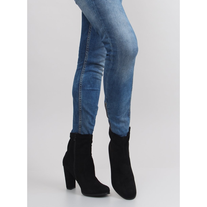 Jesenske štikle A921 crne crna 2