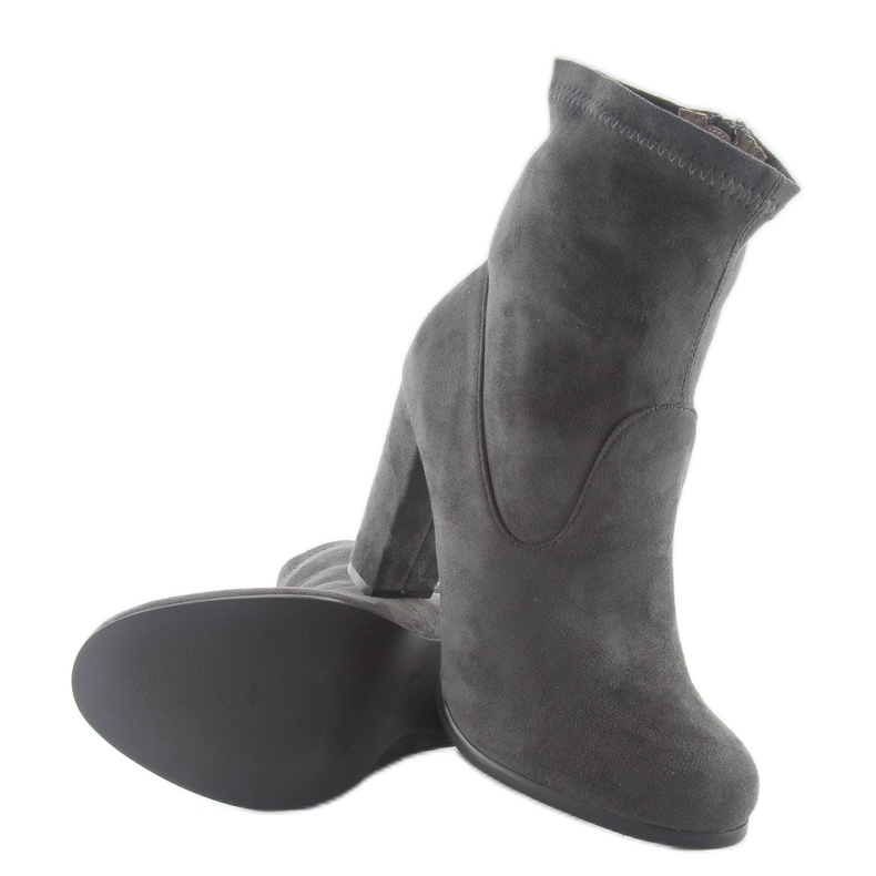 Jesenske štikle A921 sive siva 2