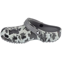Crocs Classic Spray Camo Kids Clog 207594-097 japanke siva 1