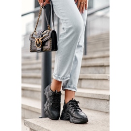 News Debele ženske sportske cipele Tenisice crne Toderus crno 2