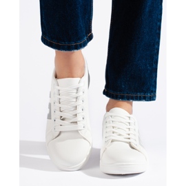 Bijelo srebrne ženske tenisice bijela 1