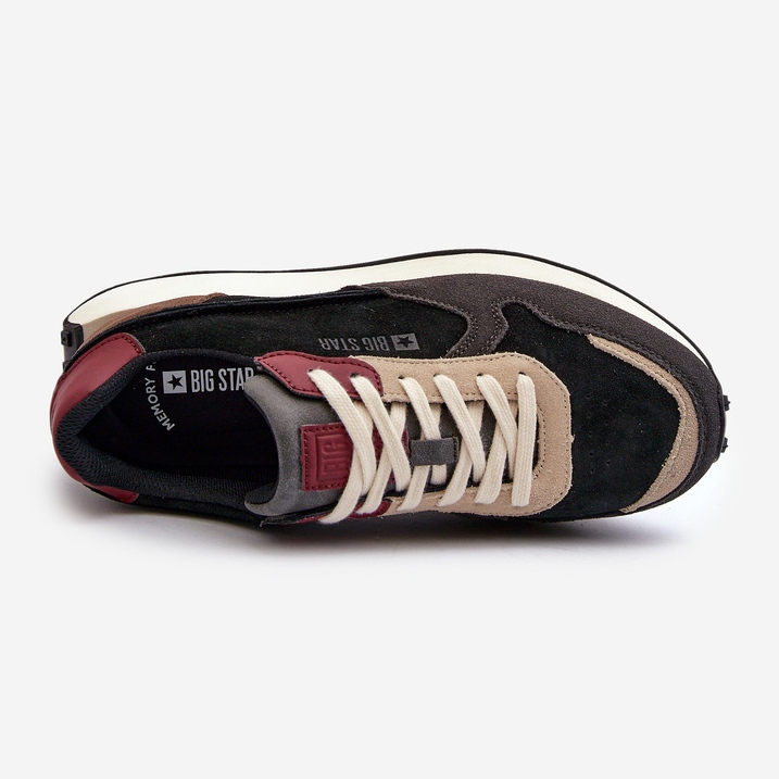 Muške tenisice Memory Foam System Big Star NN174357 crne crno 1