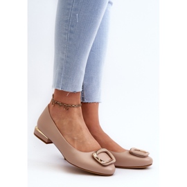 Balerinke s kopčom Sergio Leone BL203 Bež 2