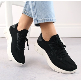 Crne ženske sportske cipele Potocki BK01303 crno 1