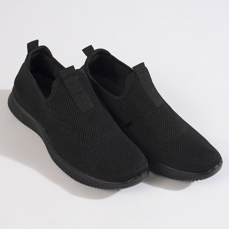 Crne ženske sportske cipele slip-on crna 1