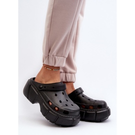 Ženske pjenaste japanke na masivnom potplatu, crne Witima crna 2