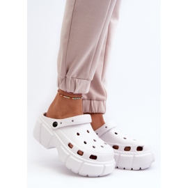 Ženske pjenaste japanke na masivnom potplatu, bijela Witima 2