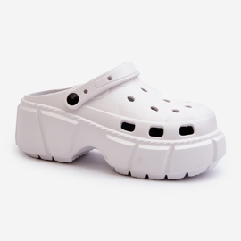 Ženske pjenaste japanke na masivnom potplatu, bijela Witima 1