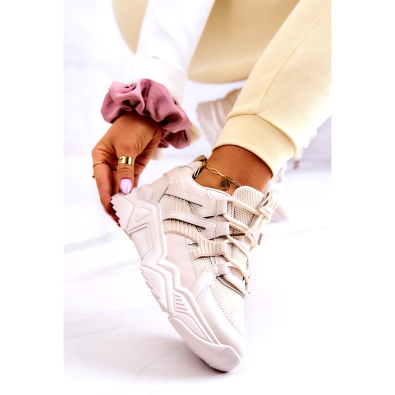 News Ženske sportske cipele Tenisice Bež 3