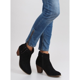 Antilop čizme na visoku petu 99-266 crne crno 2