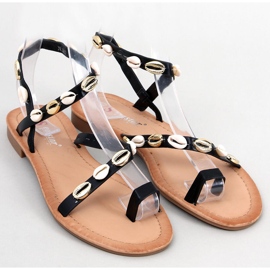 Augello crne japanke sa školjkama crna 1